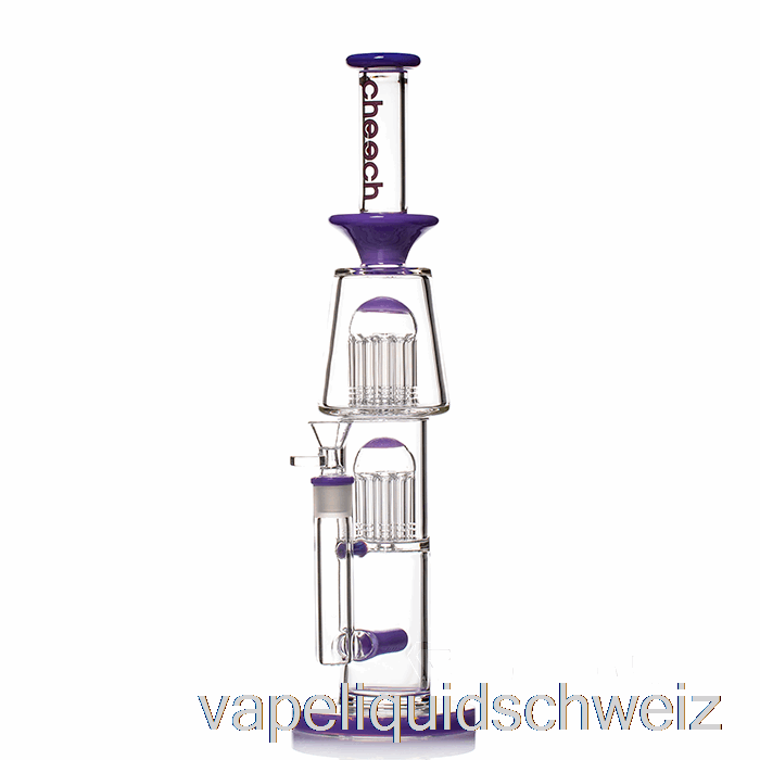 Cheech Glass Dual Tree Inline Bong Purple Vape Schweiz